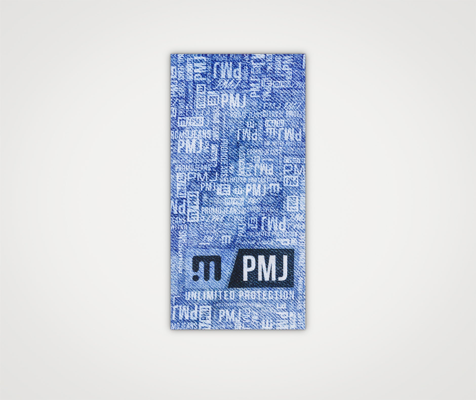 NECK TUBE JEANS PRINT