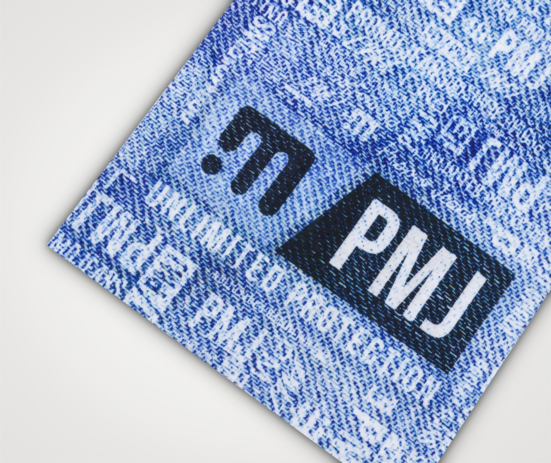 NECK TUBE JEANS PRINT