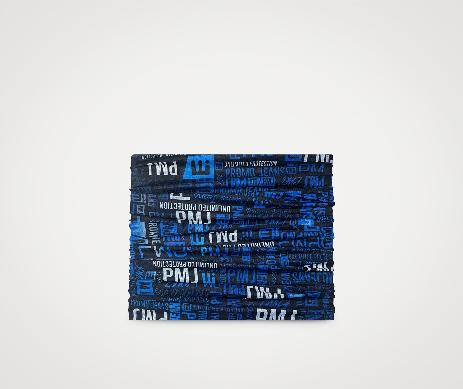 NECK TUBE PRINT BLACK & BLUE